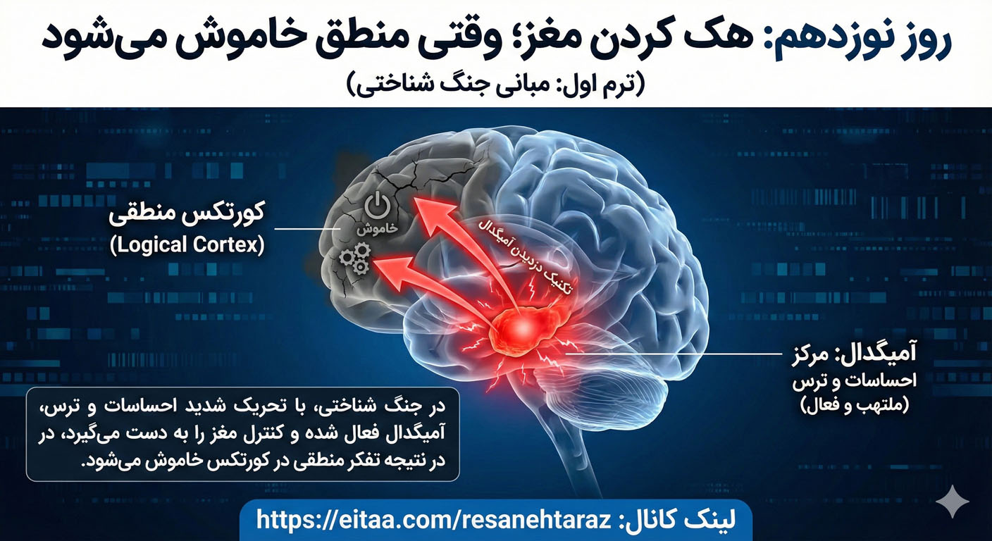 وقتی منطق خاموش می‌شود و هیجان فرمان می‌دهد (جنگ شناختی – قسمت ۱۹)
